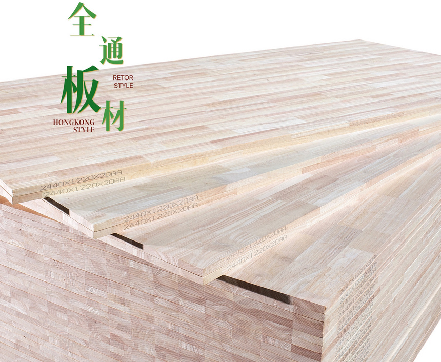 泰国橡胶木指接板